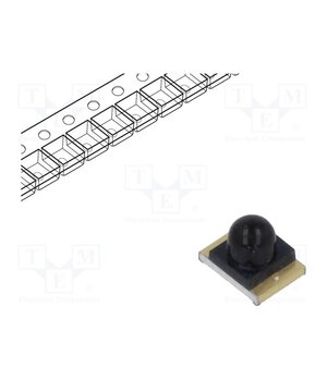 PD42-21B/TR8 PIN photodiode; 1.8mm; SMD; 940nm; 10nA; convex; black XZC7TDsivL4GtWBrCmFvQDZYWmTAtvQU5TTKO4E30tM