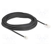 88039 Cable: telephone; RJ11 plug,RJ45 plug; 10m; black; PVC; 30AWG BJduFkSZH0jb9QN4TPCFRVZxZFnMLr-ObKH30xfkf-M