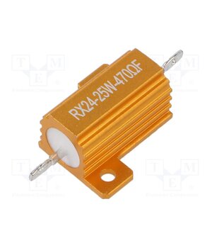 AHP25W-470RF Resistor: wire-wound; with heatsink; 470Ω; 25W; ±1%; 30ppm/°C OqRkLhJUuZM4D27MaTaqeAQjhu3JAS8p2BI65nMXfvU