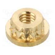 0006M2.5 Threaded insert; brass; M2,5; BN 37905; L: 1.85mm; for plastic nlwdrx7P-xB_QSx--nWysWiX9flHVFjQuuzh4eQsZvM