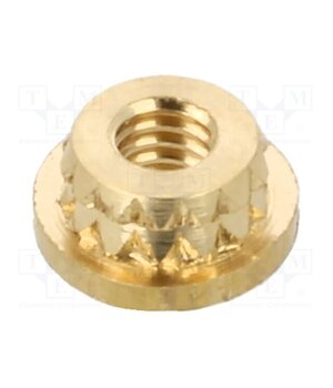 0006M2.5 Threaded insert; brass; M2,5; BN 37905; L: 1.85mm; for plastic nlwdrx7P-xB_QSx--nWysWiX9flHVFjQuuzh4eQsZvM