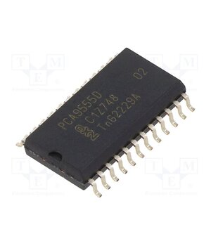 PCA9555D,112 IC: interface; I/O expander; 2.3÷5.5VDC; I2C,SMBus; SMD; SO24; tube PUp2jPlo53g1-ZWcNnOccJRol8UBgchsUxik0hRBPhU