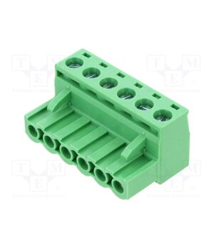 TJ0651530000G Connector: pluggable terminal block; plug; female; 12A; 300V; 1x6 y8iP3uciTX4TNfHWaVNSzrpabCvFcAa1lXeiRfixX7c