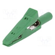 MA 1 GN Crocodile clip; 15A; 60VDC; green; Grip capac: max.4mm; MA 1 jmxzj_e1nBRmDjb9q79Q1PtQFkj8FFYhxdObHLaTrqg