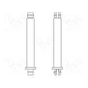 8GG01V43209 PCB distance; polyamide 66; L: 31.8mm; latch/latch; natural; 8GG01 2LR6tV6w-J26sG-uEGnFpnTolMC6c3eZNQqpOlb0lyw