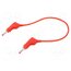 66.9407-02522 Connection cable; 32A; banana plug 4mm,both sides; Len: 0.25m mRArwqAPNLwhBIFou7MTniQNe0F_4a8Tzssk7oHyfc0