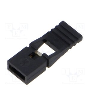 SNT-100-BK-H-H Connector: pin strips; jumper; female; 2.54mm; 1x2; black mygMC0qsMHU9LpqtrMNPxhC46ZgPakkrCtiubkQrOKI