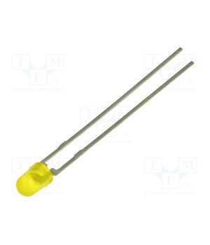 TLHY4401 LED; yellow; 3mm; 2.5÷10.5mcd; 30°; Front: convex; 2.4÷3VDC u5TFY5ST8AajZgYsmfl1XiX17wdgv2DvLqFo2Y8LmTQ