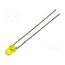 TLHY4401 LED; yellow; 3mm; 2.5÷10.5mcd; 30°; Front: convex; 2.4÷3VDC u5TFY5ST8AajZgYsmfl1XiX17wdgv2DvLqFo2Y8LmTQ