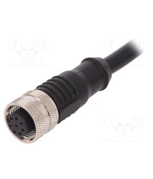 PXPPVC12FBF08ACL010PVC Connector: M12; plug; female; PIN: 8; straight; 2A; 30V; IP67; cables uWG_v-RcJEUCGUQ0iTqtyqlWP1Zb3BCYWVetdyHr50g