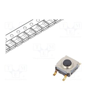 KSC351G LFS Microswitch TACT; SPST-NO; Pos: 2; 0.05A/32VDC; SMT; none; 5N; 3.5mm 7ZYWYIUwYOhFe86zcPnAPDnJIfUJV1cAkVNONirRuWo