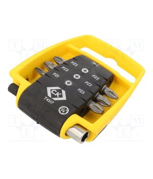 T4517 Kit: screwdriver bits; Pozidriv®; 25mm; PZ1,PZ2,PZ3; 7pcs. o6y0zo_3eALJmjDJpSIBOuySGJV5ErXFGp3Xh8APCpQ