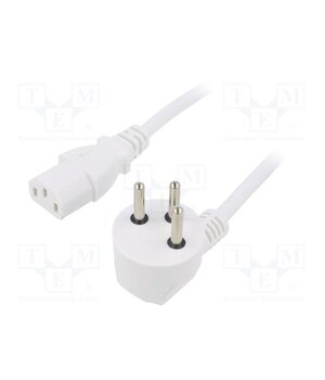 LT-605+501 H05VV-F 3X1.0 WHT 1.8M Cable; 3x1mm2; IEC C13 female,IS1-16P (H) plug angled; PVC; 1.8m Zqw2CNAwENiZ9vsG7RYZo38ifQDbA3-SldlZYfHTffU