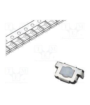 EVQP40B3M Microswitch TACT; SPST; Pos: 2; 0.02A/12VDC; SMT; 6x3.5x3.5mm DZAOXILxW2ejROvGJ4EIzclASbOthEURziu3IZlWsAg