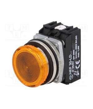 NEF30-LDG 24-230V AC/DC Control lamp; NEF30; Illumin: LED; 24÷230VAC; yellow; 24÷230VDC tAvGM-RnwgKaXrUzRyVBM7fJA7KlAstErf_8OlELBAM
