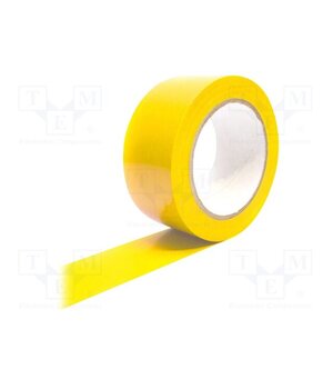 TP070002 Tape: marking; yellow; L: 33m; W: 50mm; self-adhesive; Thk: 0.15mm 7lB5oxf-ZT8Wovb3UK7srArGOrL29yvDs3S35_6MUc8