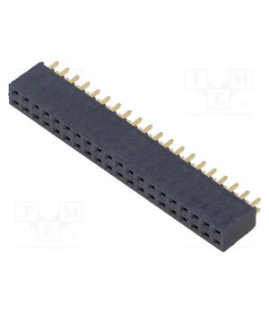 SSQ-120-01-G-D Connector: pin strips; socket; female; PIN: 40; straight; THT; 2x20 R47zjICFsfWUFoBJMuUxKHJIKlrMCXUnK8D12EOxKzA