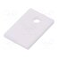 AOS 220 Heat transfer pad: ceramic; TO220; L: 12mm; W: 18mm; Thk: 1.5mm BTPruzIXONemy4H946yn9WtKxutydKW6wG3MpjKFW24