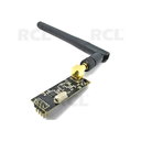 BEVIEL. KOMUNIKACIJOS MODULIS 2,4GHz, did. atstumo, su antena NRF24L01 PA+L