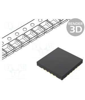MAX31865ATP+T IC: temperature converter; RTD; 3.3V; TQFN20-EP; SMD; 3LSB VW2oLd44rjv7Q92a0_idB7Oz9qLnxfuwfkSQJKQstTs