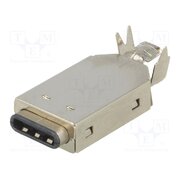 954 Connector: USB C; plug; for cable; soldering; straight; USB 3.1 0_fD30H156dOgY9JCalPiYs1dtC6ukMkhhz0et-k4lM