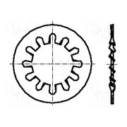 1279432 Washer; internally serrated; M3; D=6mm; h=0.4mm; spring steel f0P5MaNot0yi-lH0mku1_N26w6ugvD16tjZXNvzOBLc