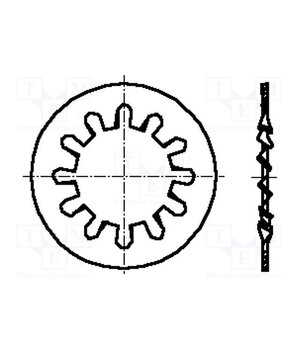 1279432 Washer; internally serrated; M3; D=6mm; h=0.4mm; spring steel f0P5MaNot0yi-lH0mku1_N26w6ugvD16tjZXNvzOBLc