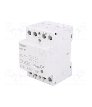 30.045.022 Contactor: 4-pole installation; 40A; 24VAC,24VDC; NO x4; IK xSIxd66Jr-8cHkLordmFAN-u57HDeWthYVxSm4Qrzjw