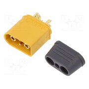 XT90I-M Connector: DC supply; plug; male; XT90; 40A; 500V; PIN: 4; straight GX8ivS31wyYbWnMtMd6hqO78Mzq6owV1pCuuwK0LT18