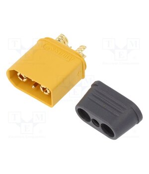 XT90I-M Connector: DC supply; plug; male; XT90; 40A; 500V; PIN: 4; straight GX8ivS31wyYbWnMtMd6hqO78Mzq6owV1pCuuwK0LT18