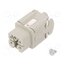 73.300.0453.0 Connector: HDC; female; PIN: 5; size 3; contact insert; 400V; 10A D_B_zsYyCFd4YgfaUWnRsRUv7BoKHJNgztpL0aNf0js