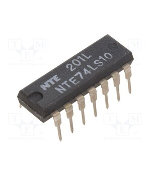 NTE74LS10 IC: digital; NAND; Ch: 3; IN: 3; TTL; THT; DIP14 bO211HkimO1_ZZUQu5s9MevfwLMEk87RXjP0kZYDE1A