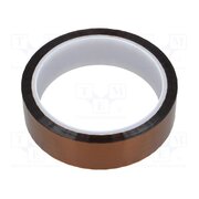 051-0010 Tape: high temperature resistant; Thk: 0.07mm; 50%; amber; W: 25mm s_1I_KvjtpXffM7GxUfT2-Vw-OUOS3E3c3znCQIJaos