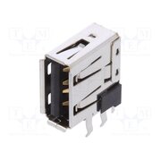 67329-8001 Connector: USB A; socket; on PCBs; THT; PIN: 4; side,angled 90° 77NILeYpVx9E0Py1CfNlHwXiZdyB2B6zlGLK0KMCKb0