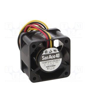109P0412H301 Fan: DC; axial; 12VDC; 40x40x28mm; 19.2m3/h; 37dBA; ball; 8700rpm 0DbnZ7jYl3UNJAjeMnKfjMkJKJzDc884dz_NlfLDdvA