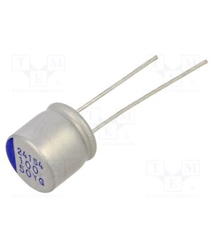 YG1H107M1009MBB Capacitor: hybrid; THT; -55÷125°C; Body dim: Ø10x9.5mm; 100uF; ±20% HS1tQiK1pPb-NNF6rnwTHoE7kqSmi9hsd4MA7WWODgk