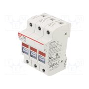 485111 Fuse holder; 10x38mm; for DIN rail mounting; 32A; 690VAC; Poles: 3 jhFGl04mVG_lQrmMPbTPJarcb5JN_z-X46oIb1xcK_E