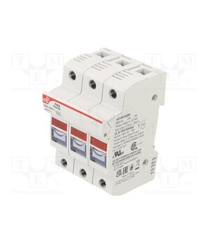 485111 Fuse holder; 10x38mm; for DIN rail mounting; 32A; 690VAC; Poles: 3 jhFGl04mVG_lQrmMPbTPJarcb5JN_z-X46oIb1xcK_E
