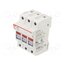 485111 Fuse holder; 10x38mm; for DIN rail mounting; 32A; 690VAC; Poles: 3 jhFGl04mVG_lQrmMPbTPJarcb5JN_z-X46oIb1xcK_E