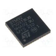 STM32F103T8U6 IC: STM32 ARM microcontroller; 72MHz; VFQFPN36; 2÷3.6VDC; STM32F1 DWSyKm9AFUg5e9A1LHVeCOYI-0qpy-QaMk-M7VCfPKI