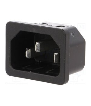 6100.4120 Connector: AC supply; socket; male; 10A; 250VAC; C14 (E); 6100-4 gRaX5YTJdRB8-6qV2ZpWGXYQW0XSmpJLJaQPi2zClqQ