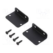 1455DFBK Holder; aluminium; 2pcs; Colour: black n3lvQqNUAN7jnppTqAC4VUAFgLlfEfwkDtaGrG4rnOg