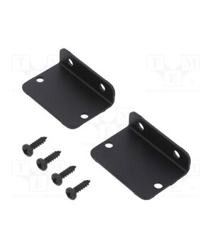 1455DFBK Holder; aluminium; 2pcs; Colour: black n3lvQqNUAN7jnppTqAC4VUAFgLlfEfwkDtaGrG4rnOg