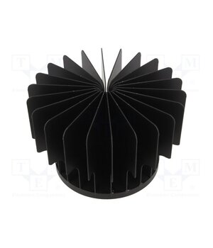 SK LED R 80 SA Heatsink: moulded; LED; black; H: 70mm; 1.35K/W; aluminium; anodized MnDqGV7M8PflQ3X2hq_pRQoyfXwkxxzkhWZEKTUGOXU