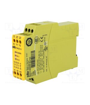 774300 Module: safety relay; Usup: 24VAC; Usup: 24VDC; IN: 1; OUT: 4; PNOZ X1 bNFY29lKEVQSQ3HxisOAGN5XA5zIIcpcuhd0hTAumTA
