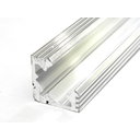 PROFILIS LED juostoms AL 19x19mm, 45 Aluminium kampinis