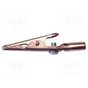 BU-60CS Crocodile clip; 10A; Grip capac: max.7.9mm; Socket size: 4mm OdRtDdfJEuUWBMyE7V566aC1mq8U6yvnUgicRv20p2I