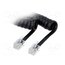 TEL-4C-05T-BK Cable: telephone; coiled,interlaced; RJ9 plug,both sides; black KuBh3PVVjxdsvFI-HUgT4Y-S4oqwx6oTDb9GAd-Oswk