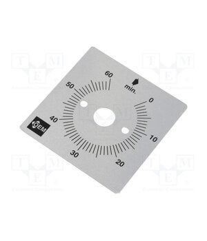 S60M Scale for mechanical timer; Range of val: 0÷60min yljbLa30IyETPI-BGxUis-0o-Sxos9eC5GGKS3S0hfI