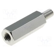 216X20 Screwed spacer sleeve; 20mm; Int.thread: M4; Ext.thread: M4; brass aKyi-9rXZT9v5Xa1xHqRCEzvZA53DIAENigthTJ64rI